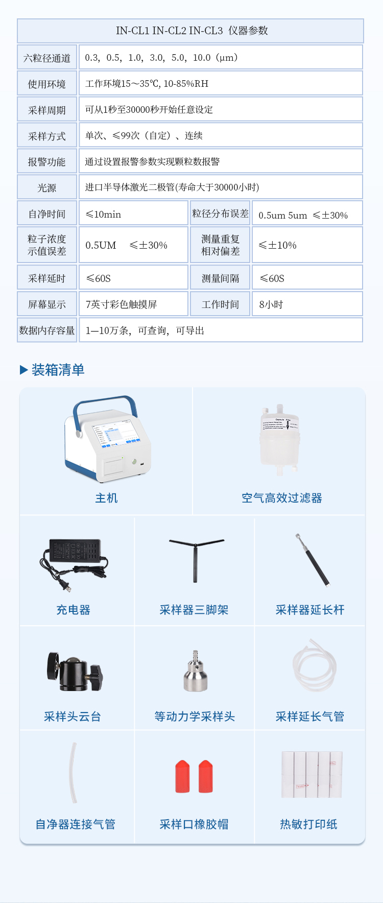 尘埃粒子计数器