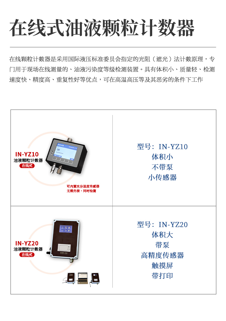 便携式油液颗粒计数器